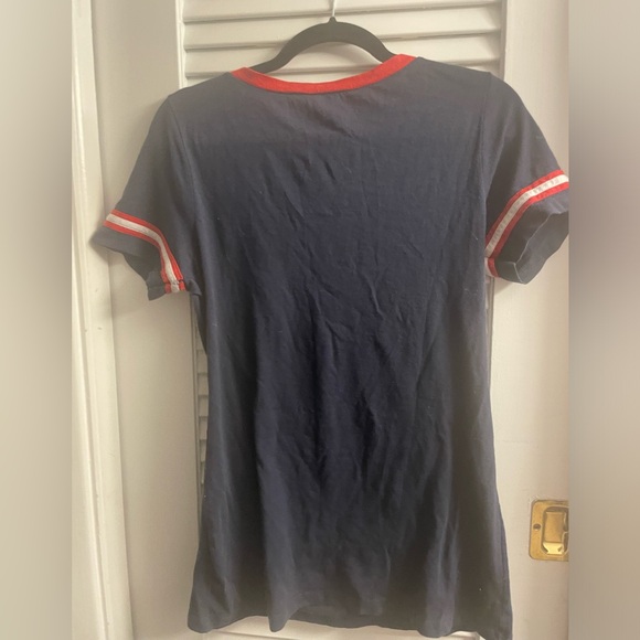 NFL Team Apparel New England Patriots #60,Womens fitted VNeck Tee Sz L Like new - Picture 5 of 5